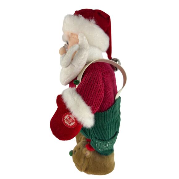 Santa Claus Figure 1990s Holiday Décor, Vintage Christmas Decoration - Picture 5 of 11